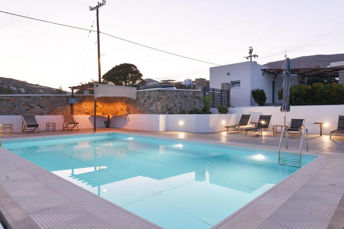 Flora'S Beach And Pool Villa In Syros Liaropá المظهر الخارجي الصورة