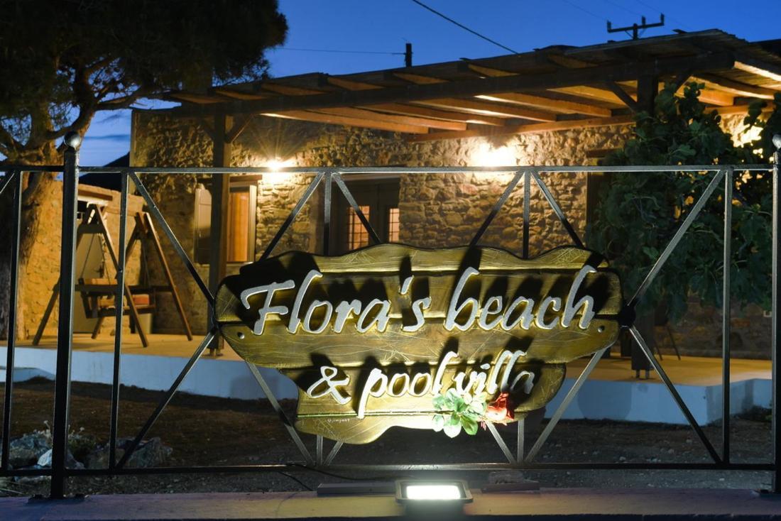 Flora'S Beach And Pool Villa In Syros Liaropá المظهر الخارجي الصورة
